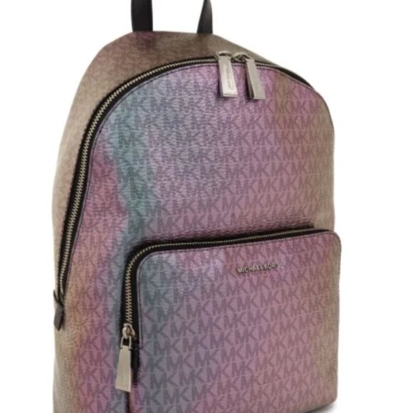 MICHAEL by Michael Kors Iridescent Metallic Hologram Backpack NWOT main image 5